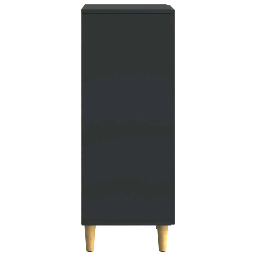 Credenza Nero 33 x 34,5 x 90 cm Legno ingegnerizzato