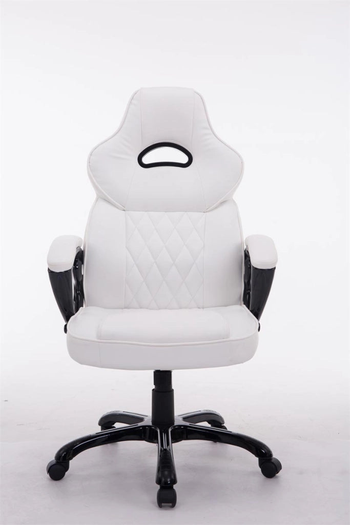 Sedia gaming BIG XXX in similpelle bianco
