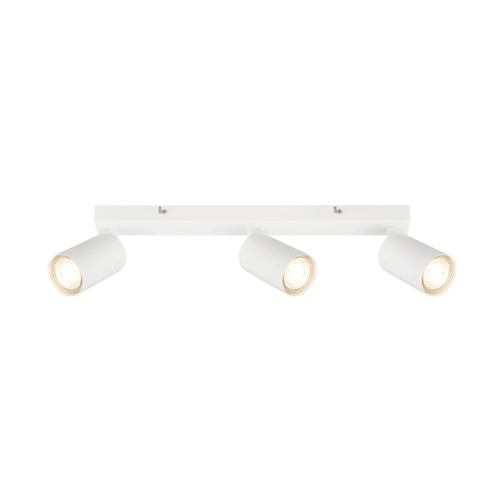 Faretto Moderno Tib Metallo Bianco 3 Luci Gu10
