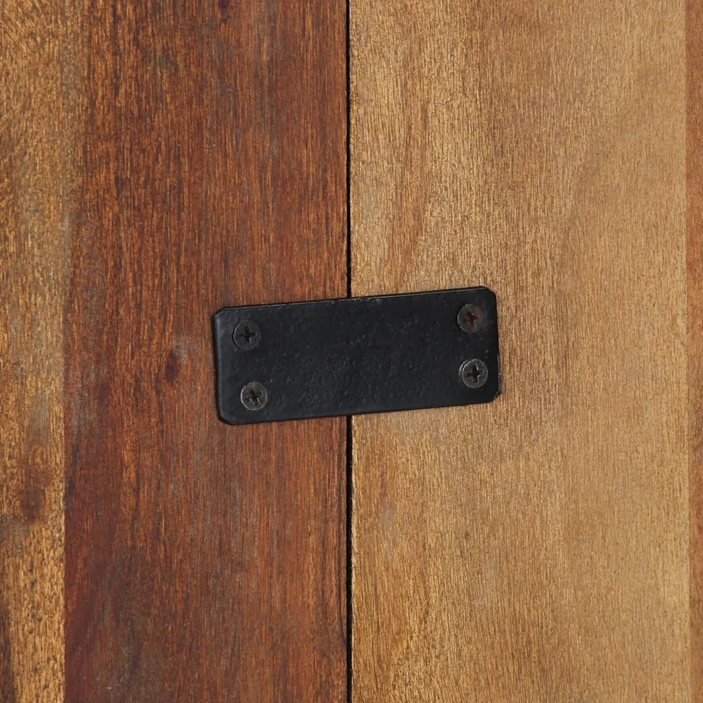 Testiera Multicolore 180 cm in Legno Massello Recupero 4017513