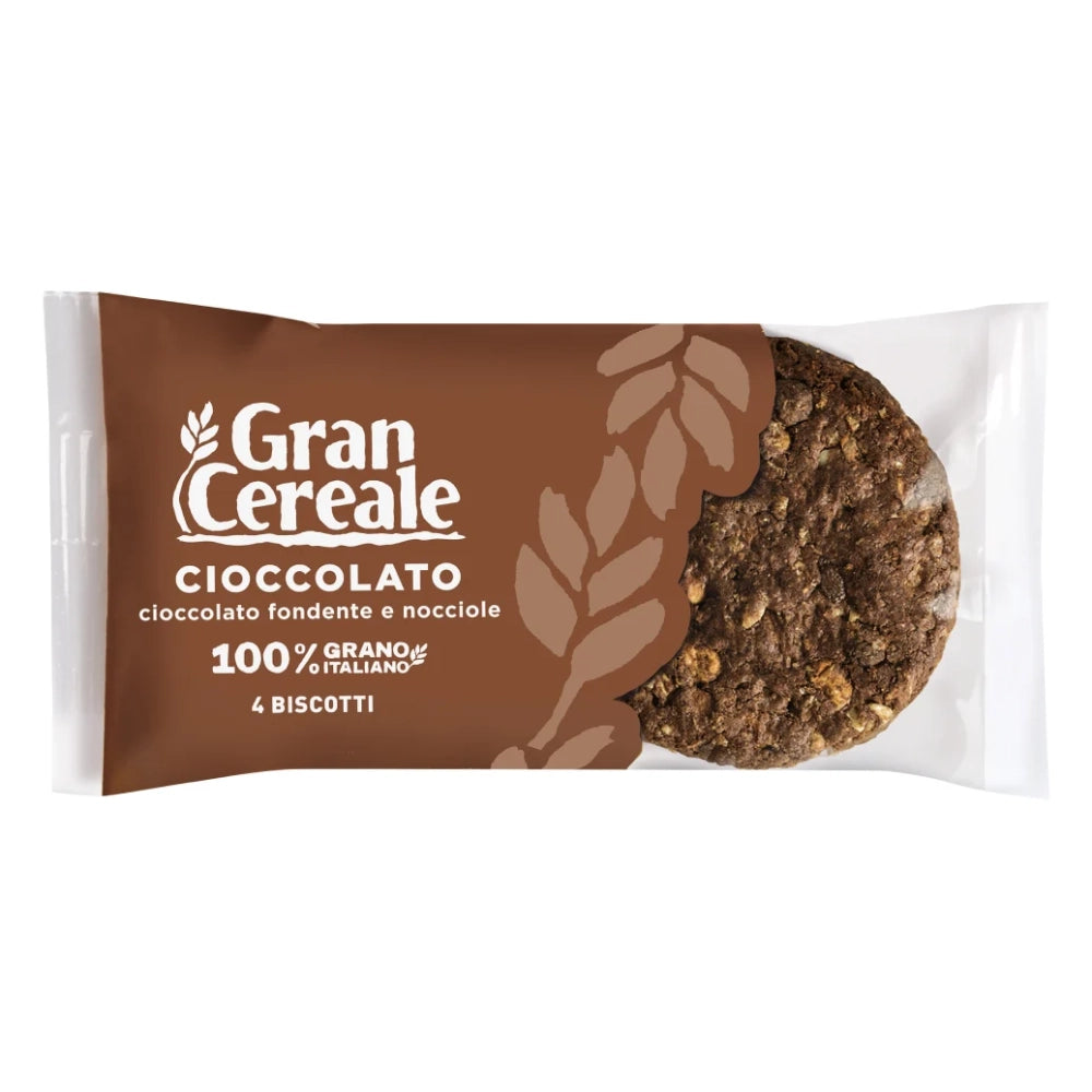 Barilla gran cereale biscotto con cioccolato e nocciole 8 pezzi da 216 grammi