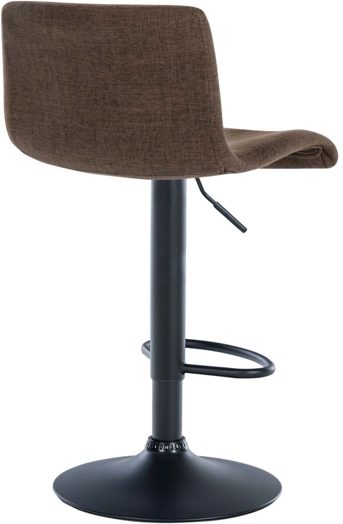 Sgabello Branford marrone,Tessuto