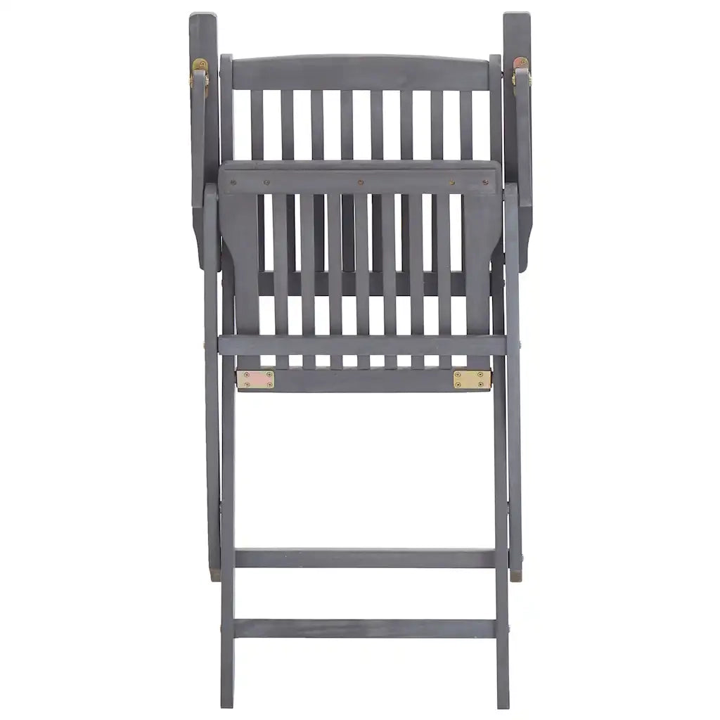 Sedie da Giardino Pieghevoli 6pz con Cuscini in Massello Acacia 3065409
