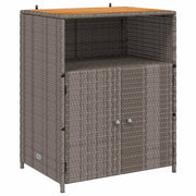 Armadio 70 x 50 x 87 cm pratico contenitore stile moderno poliestere grigio 02_0059654