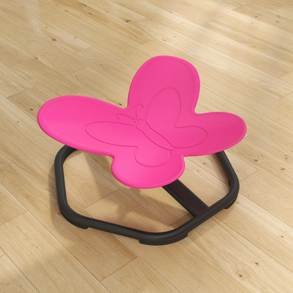Sedia Girevole per Bambini ¨C zephmum ¨C Forma Farfalla, Rosa