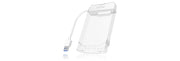 ICY BOX IB-AC703-U3 Box esterno HDD/SSD Bianco 2.5"