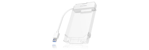 ICY BOX IB-AC703-U3 Box esterno HDD/SSD Bianco 2.5"