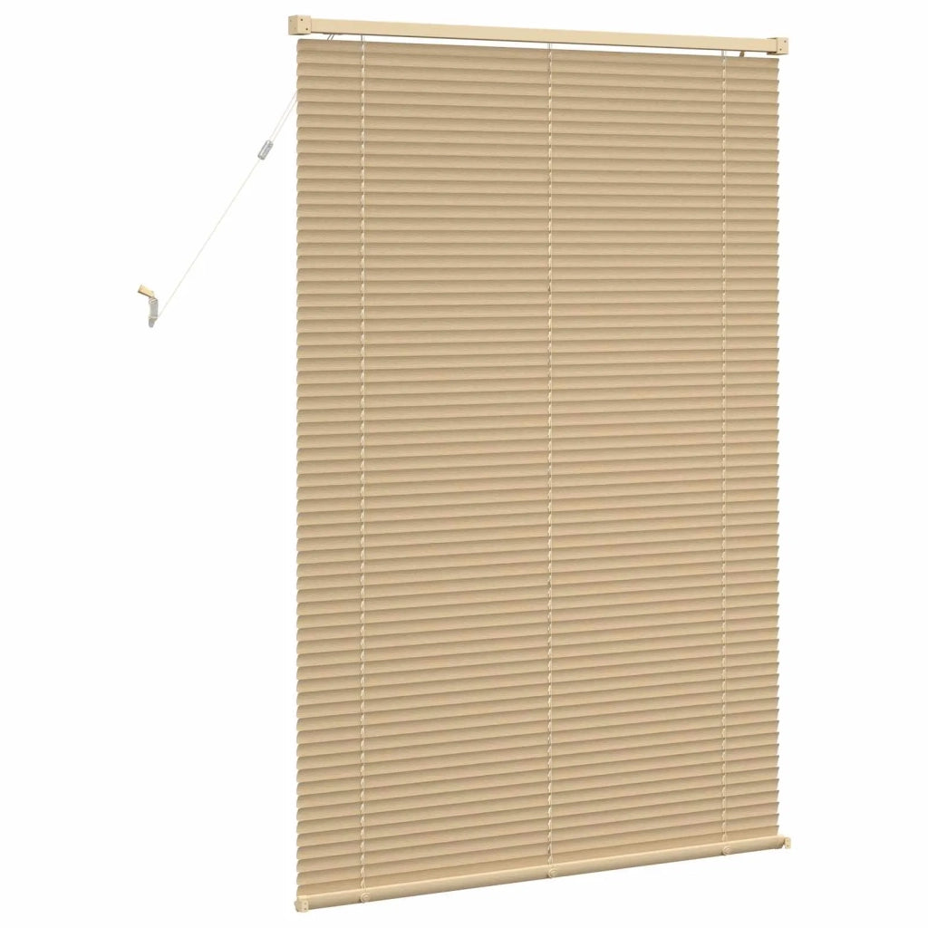 Tenda Veneziana Marrone Chiaro con Motivo 150 x 90 cm 25 mm PVC