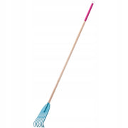 Rastrello per foglie KADAX per giardino, erba, manico in legno, 150 cm, rastrello da donna a 7 punte