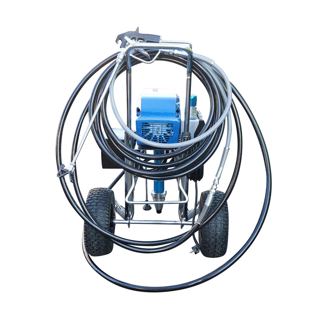 Pompa professionale per verniciatura airless con pistone e motore brushless da 4,5 kW, 220 V, portata 8,5 l/min, ugello 517, pressione massima 227 bar M85