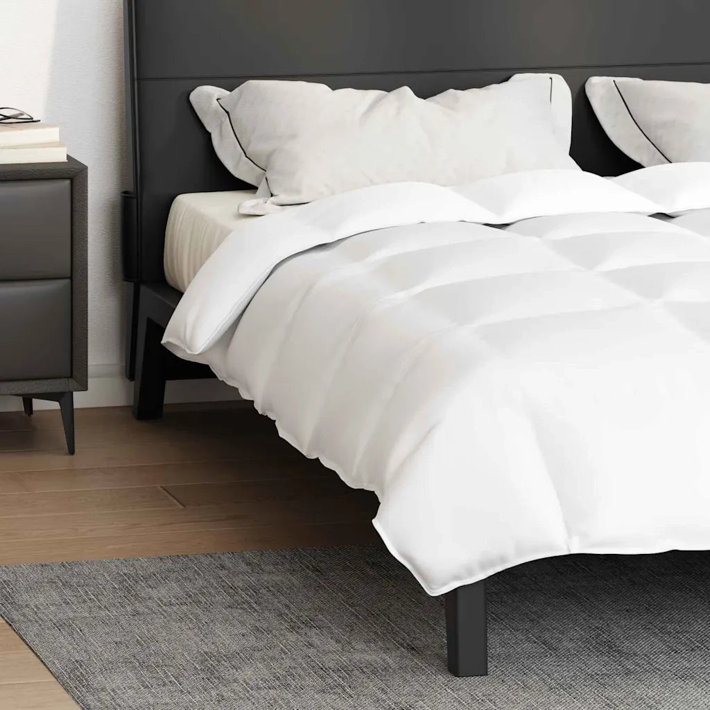 vidaXL Quilt e Piumini Bianco 260 x 220 cm Piume