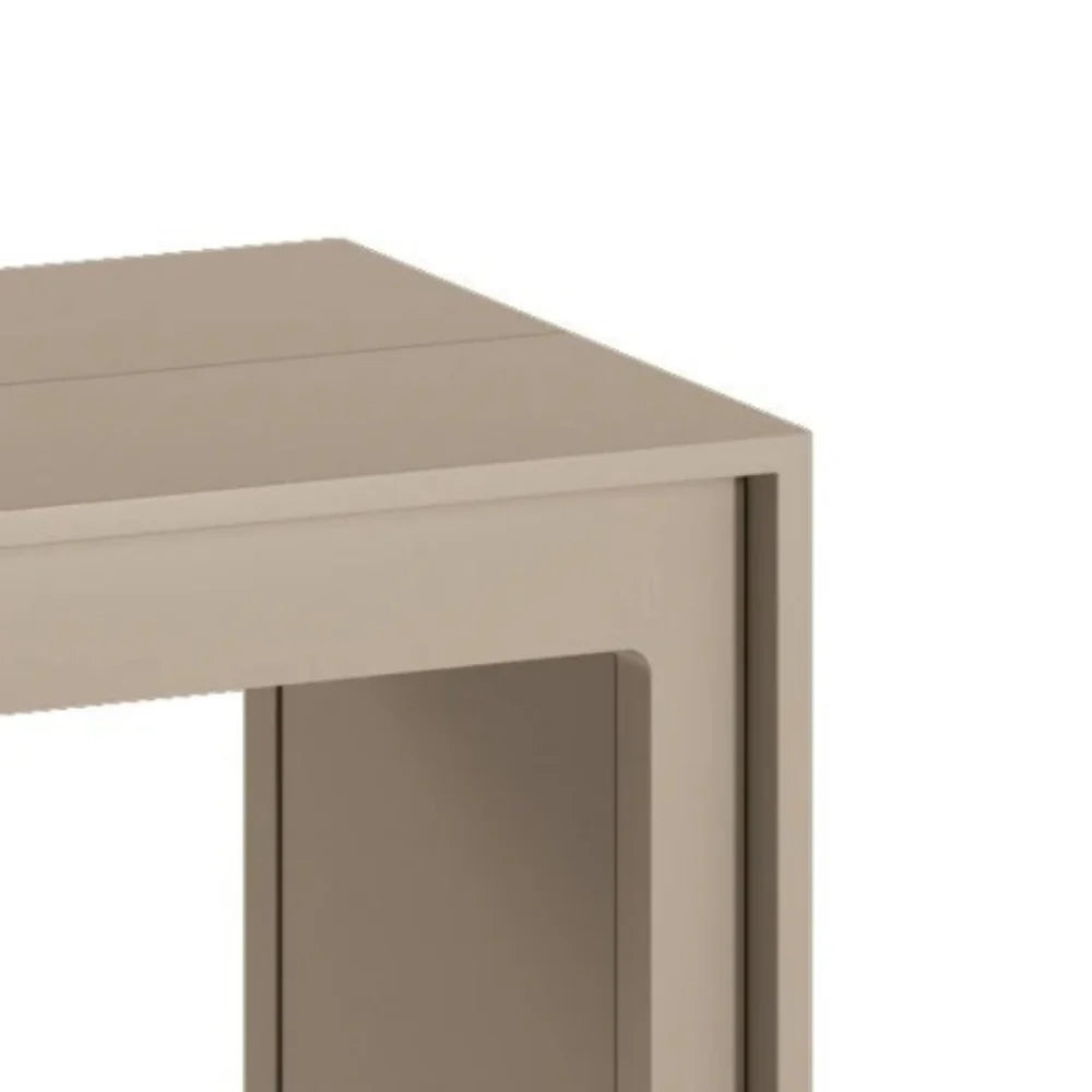 Consolle allungabile salvaspazio tortora Nivara 42,5-302,5x90 cm fino a 12 posti | Duzzle