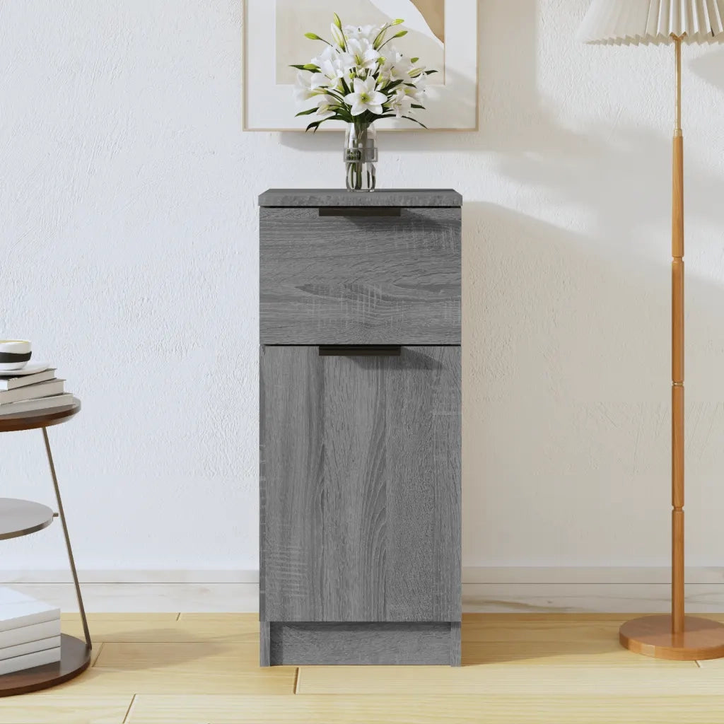Credenza | Madia | Buffet da pranzo | Armadio da pranzo Grigio Sonoma 30x30x70 cm in Legno Multistrato