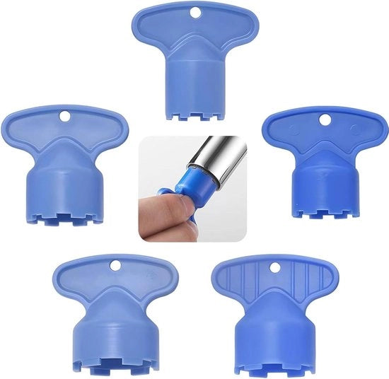 Sleutel per Beluchting - Rimozione Regolatore di Pressione - Chiave per Perlatori e Montaggio Belucchi - Armature Bagno e Cucina Gabinetto - M16,5 M18,5 M21,5 M22,5 - Set da 5 pezzi