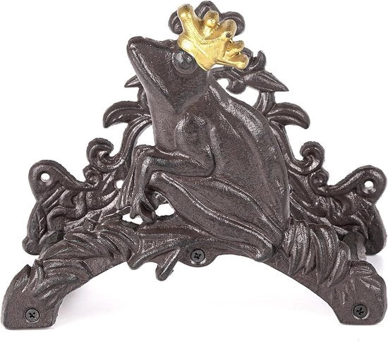 Serpente per Giardino Supporto Flessibile da Parete - Sostegno per Tubi in Acciaio di Ottone - Design Vintage