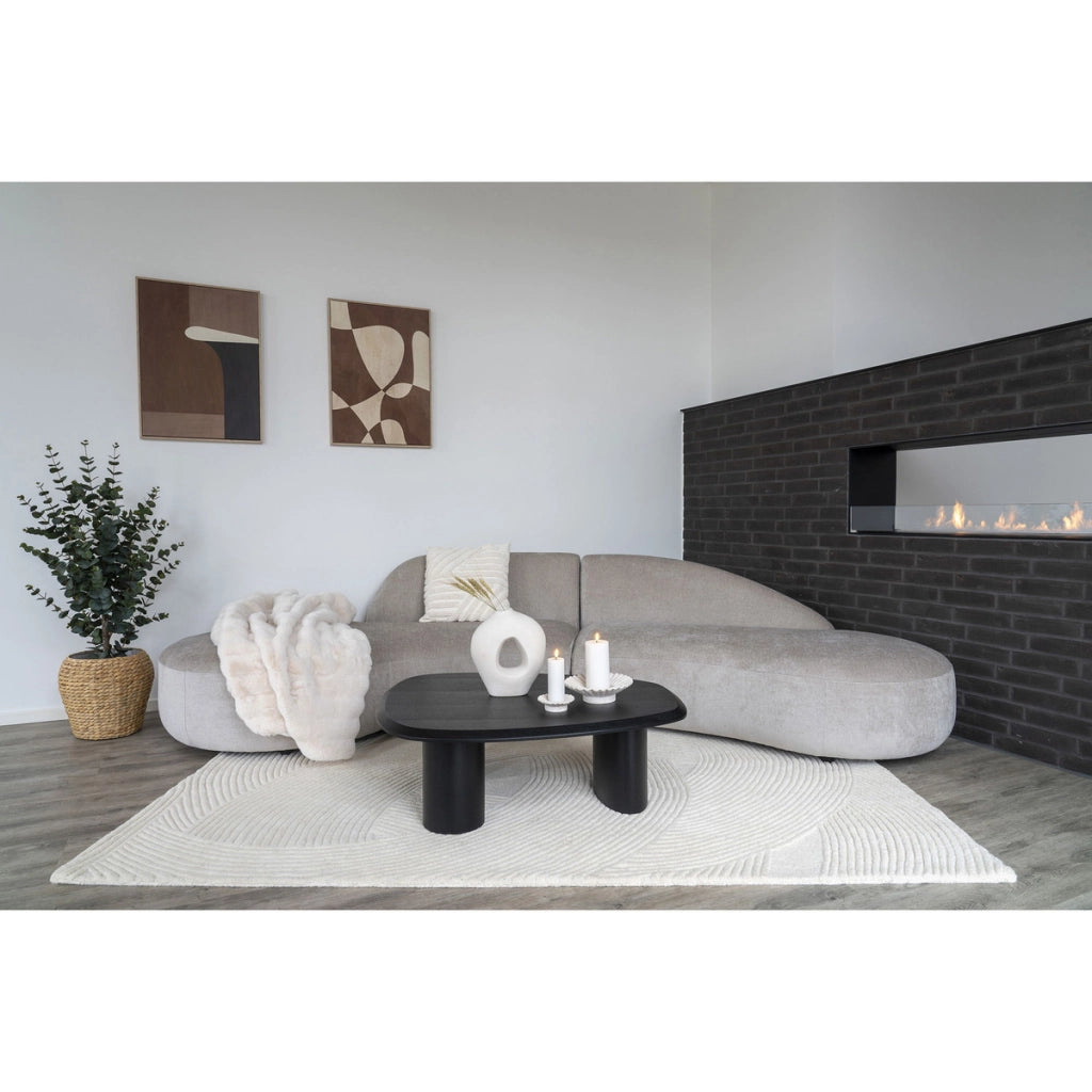 Vaso Decorativo Milano, Bianco, Ceramica, 10,5x24x27,8 cm