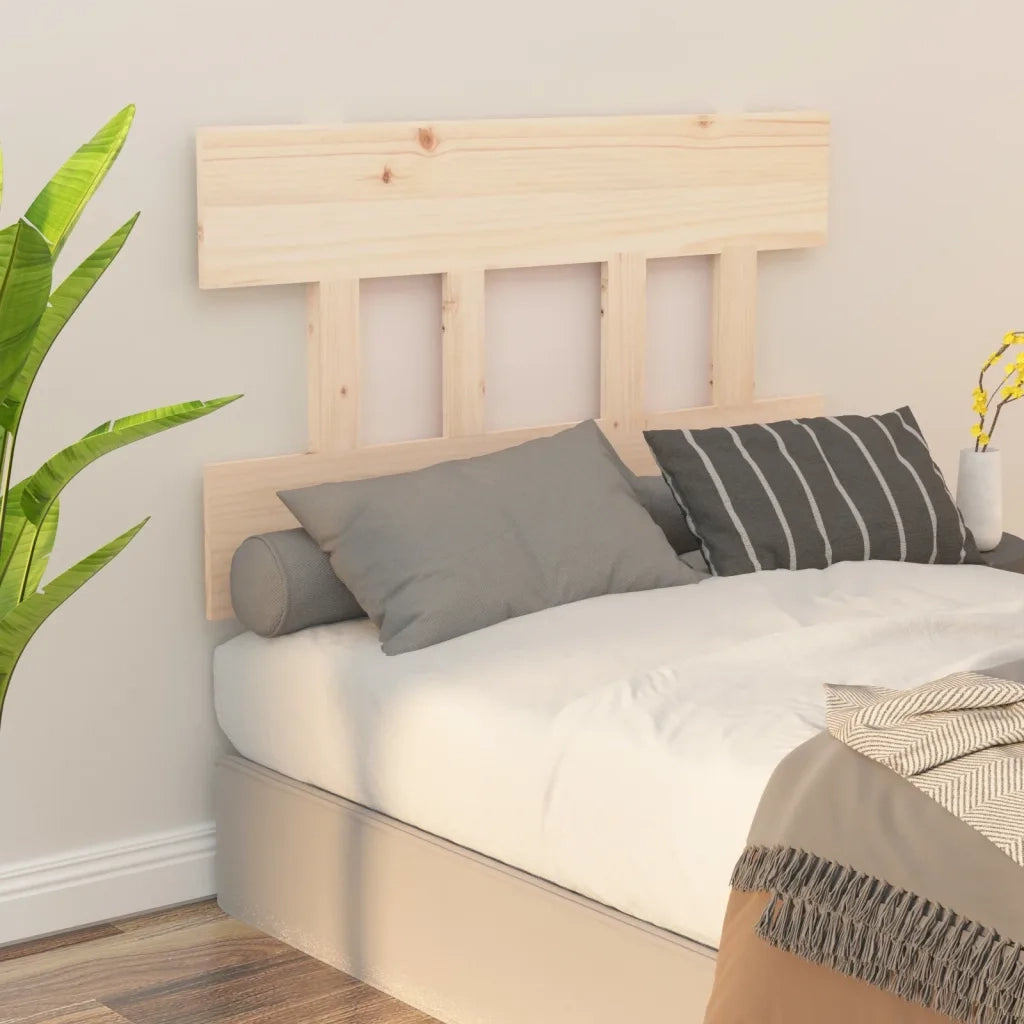 Testiera | Testata per Letto 93,5x3x81 cm in Legno Massello di Pino