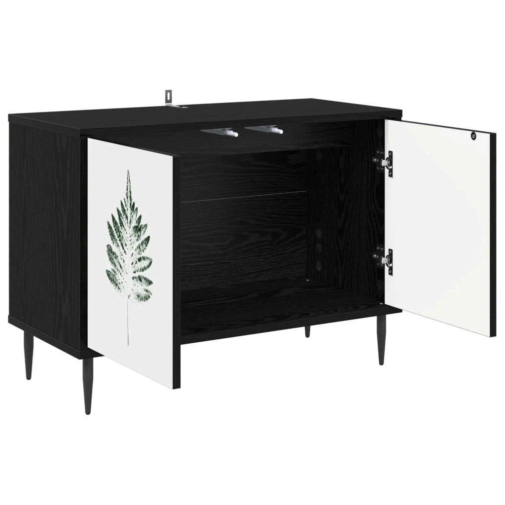 Mobile TV HANAU 69 x 33 x 50,5 cm Rovere Nero 8007025