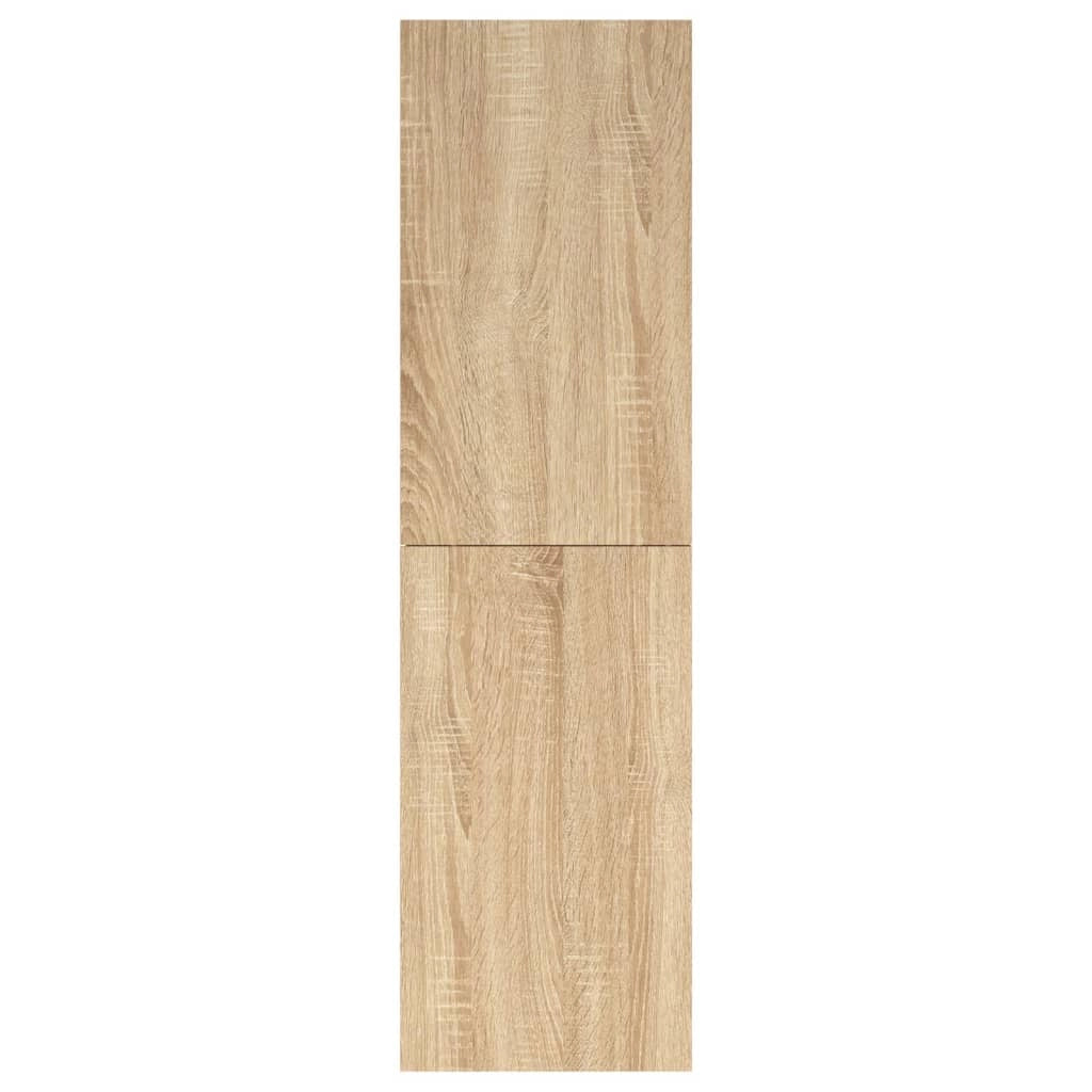 Mobile TV multimediale mensola TV credenza TV sala da pranzo soggiorno camera da letto rovere Sonoma 30,5 x 30 x 110 cm legno ingegnerizzato marrone 02_0027522