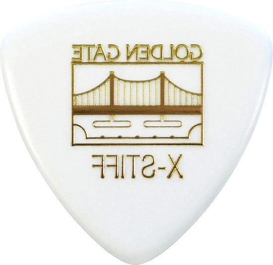 Punte per Chitarra a Forma di Triangolo 15 mm di Diametro - Bianco