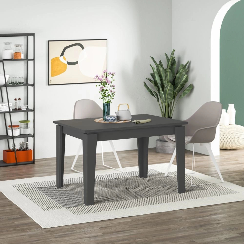 Tavolo allungabile Megaron 120x80 cm colore antracite