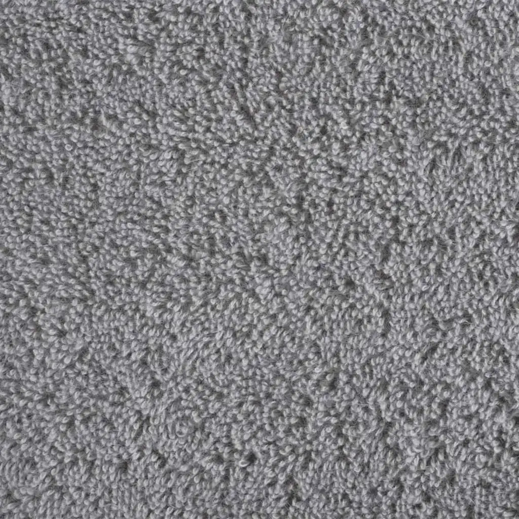 vidaXL Panni per il viso SOLUND 10 pcs Grigio Cotone