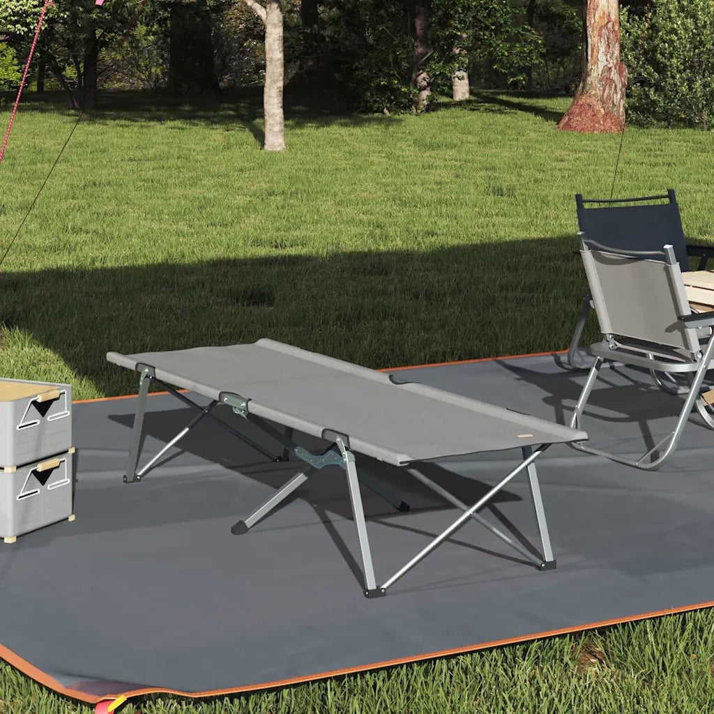 Letto da campeggio pieghevole Grigio 194 x 62,5 x 42,5 cm CFW3503840