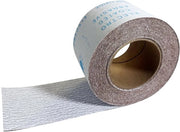 Schiuma abrasiva a rullo con grana 180 - ossido di alluminio - linee di abrasione secco 93 mm - 12,5 m - per legno/acciaio/pittura - alta qualità - rullo abrasivo