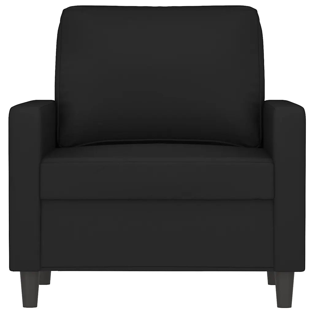 Divano Sedia-Poltrona Nero 60 cm Velluto 740192