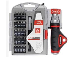 GIRAVITE PORTAINSERTI E BUSSOLE DA 1/4 IN SERIE 22 PEZZI
