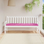Cuscino per Panca-Cuscini per panchina Rosa 180x50x7 cm in Tessuto Oxford