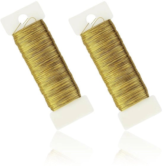 Filamento per modellismo 2 rotoli - 50 m filo elastico - filo di metallo leggero - modellismo - decorazioni