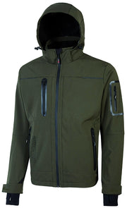 U-Power GIACCA SOFTSHELL SPACE Col. Verde  Mis.  L