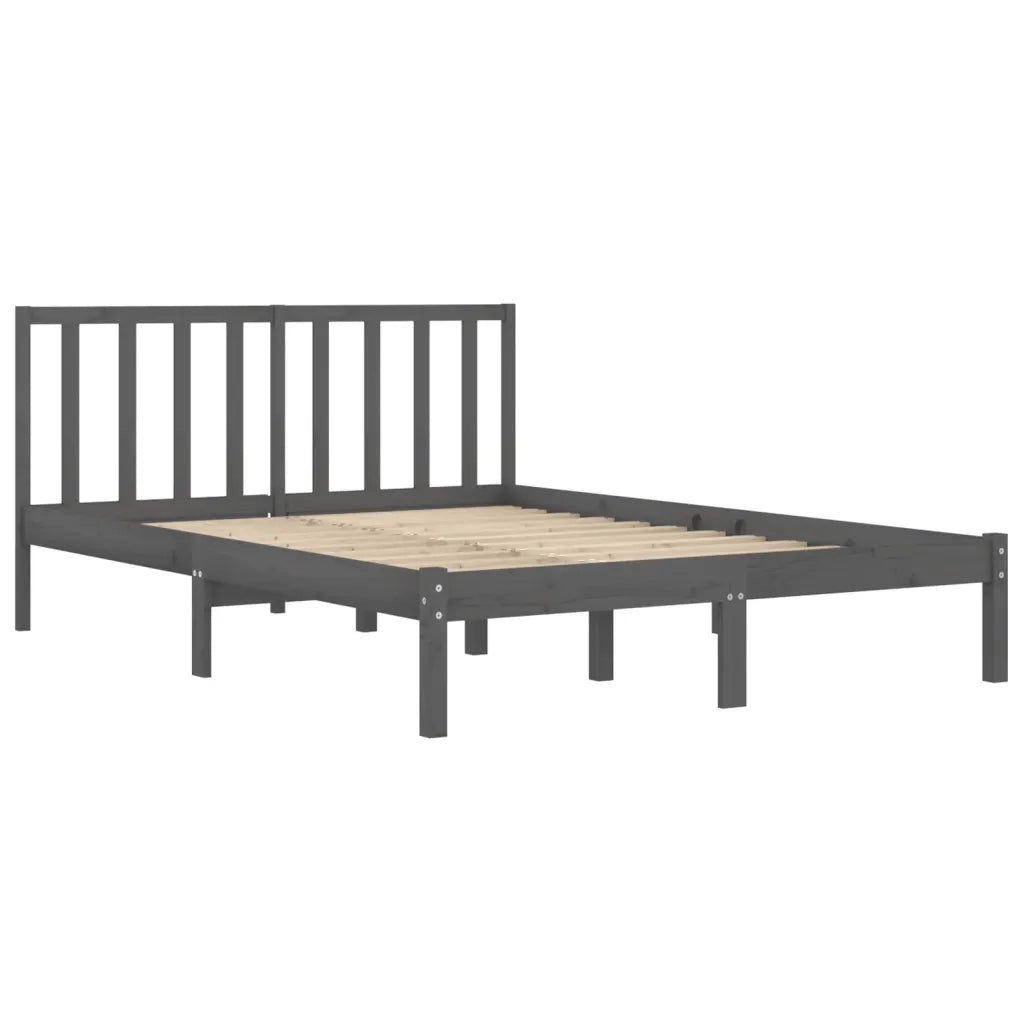 Giroletto Grigio in Legno Massello di Pino 200x200 cm 3105093