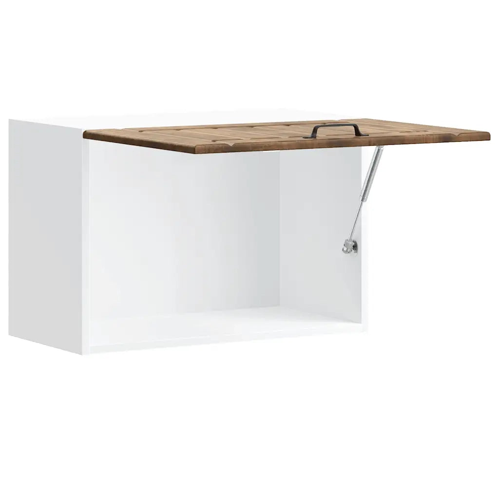 vidaXL Pensile da Cucina Lucca Rovere Fumo in Legno Multistrato