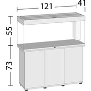 Juwel Rio 240 LED cm121x41x55h Senza Supporto Colore: Grigio