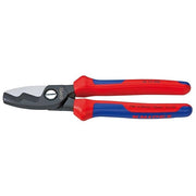 Knipex 95 12 200 Cesoia per Cavi Doppio Tagliente 200 mm sezione max 70 mm² diametro max 20 mm colore Blu Rosso