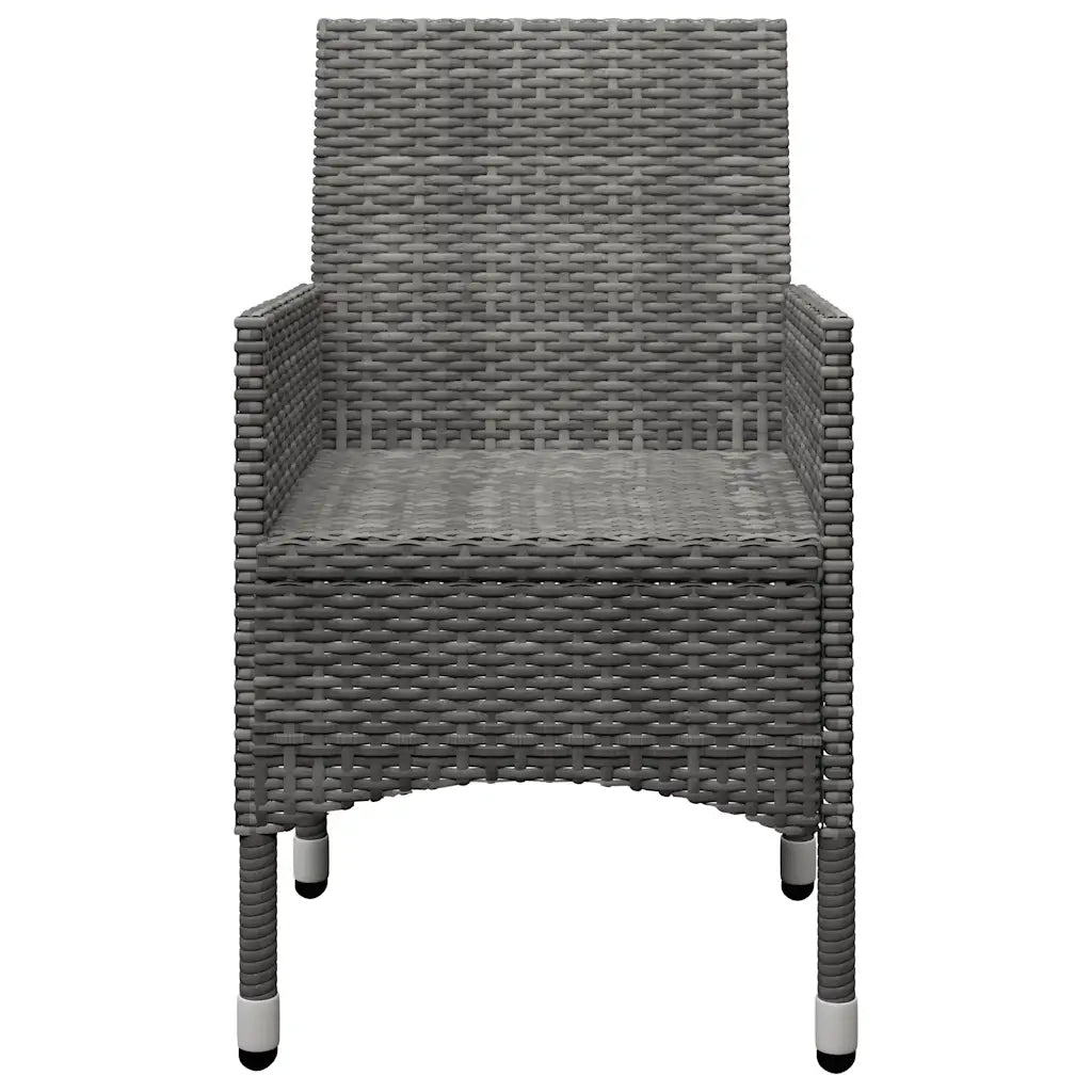 Set Mobili da Pranzo per Giardino 5 pz | Set Salotto da Giardino Grigio