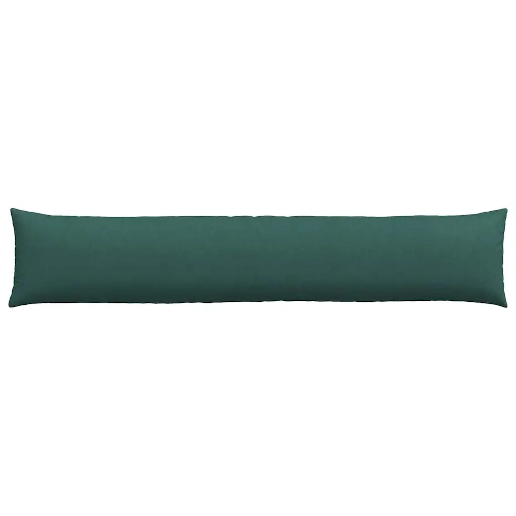 Cuscini da Divano 2 pcs Verde Scuro 200 x 40 cm Tessuto