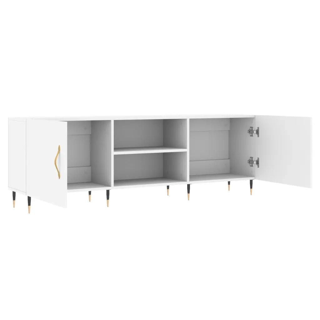 Mobile TV | Armadietto TV | Mobile Porta TV Bianco 150x30x50 cm in Legno Multistrato