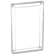 The Acrylic Box distributore acrilico bustine carte, 3 scomparti, chiusura magnetica, espositore collezionabili, 23,6x21,4x15,6 cm