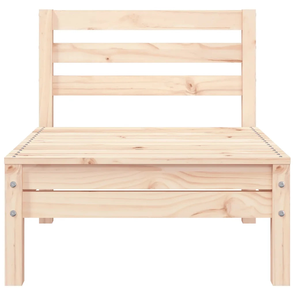 Divano da Giardino a 3 Posti in Legno Massello di Pino 838033