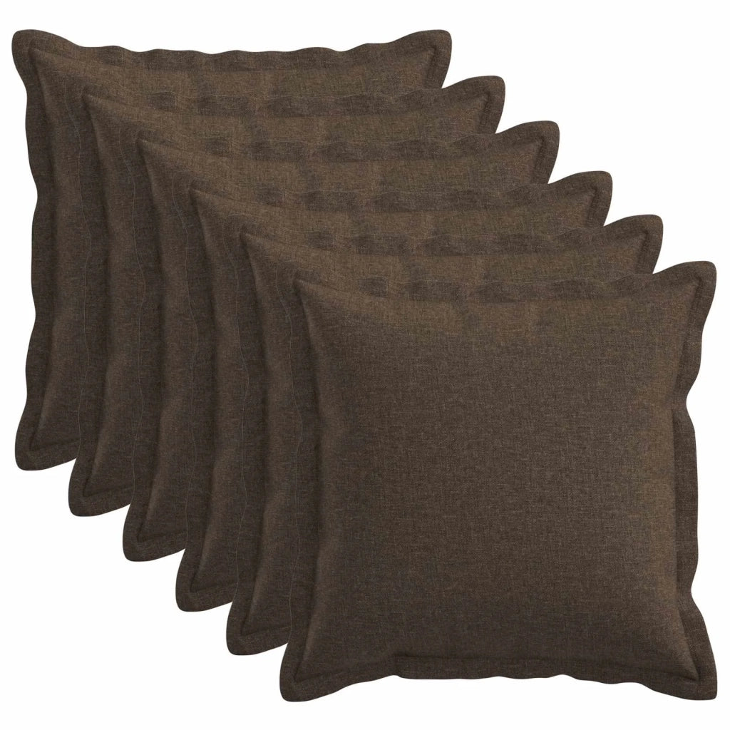 Cuscino con cuscino HOUTEN 6 pz Tortora Lino 935039