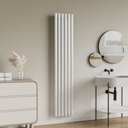 Termosifone Nore ad Acqua Calda Pannello Singolo con Elementi Tubolari 180 x 36 cm - Bianco [neu.haus]