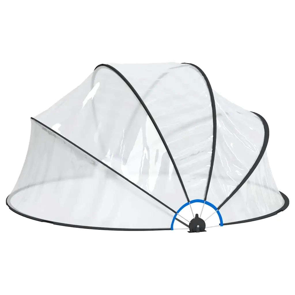 Cupola per Piscina Rotonda 315x158 cm PVC CFW3849601