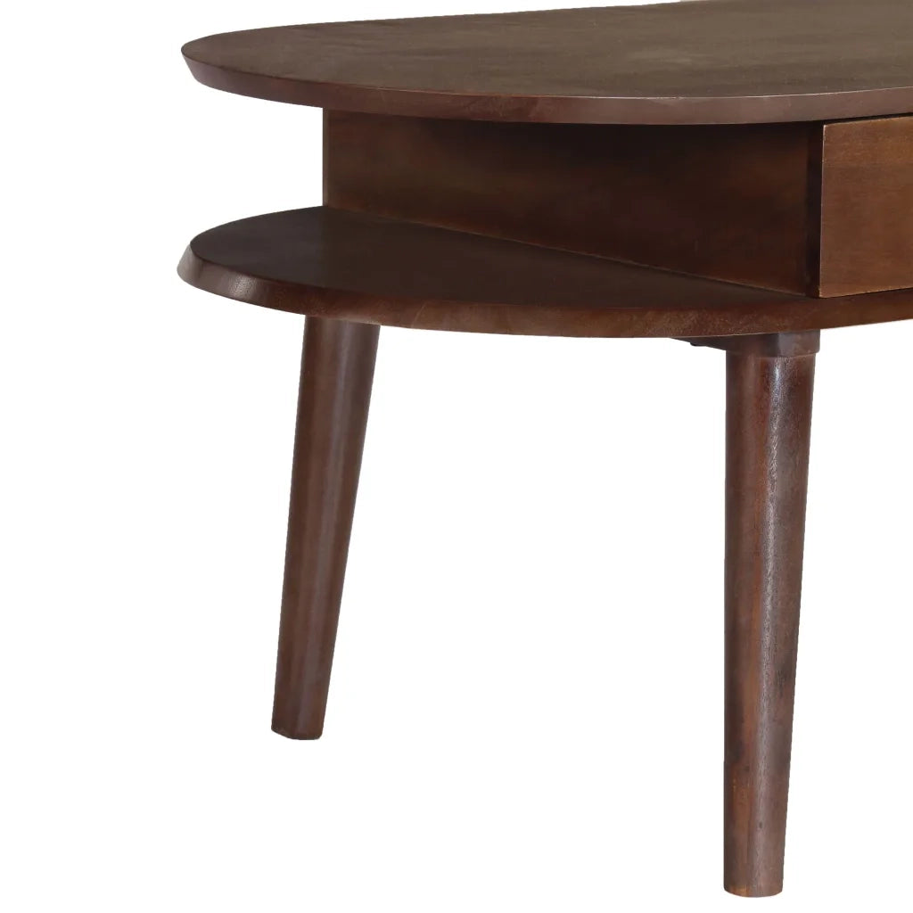Tavolino da salotto | Tavolino da caff¨¨ | Tavolino da Soggiorno 100x50x46 cm in Legno Massello di Acacia