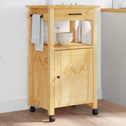 Carrello da Cucina MONZA 48x40x90 cm in Legno Massello di Pinocod mxl 110622