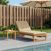 Cuscino per Lettino GEMERT 100% Poliestere Beige 947469