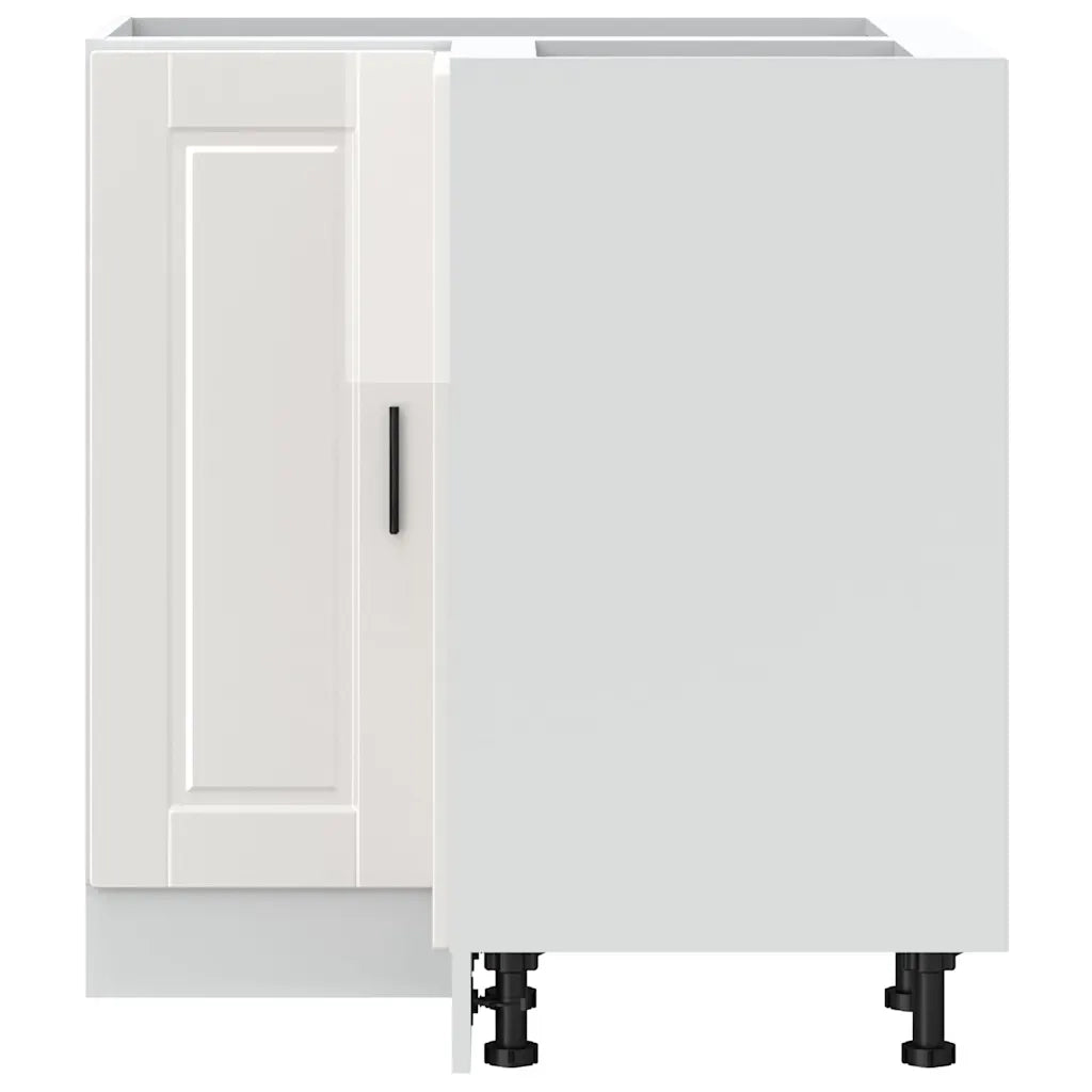 Base ad Angolo Cucina Porto Bianco Lucido in Legno Multistrato