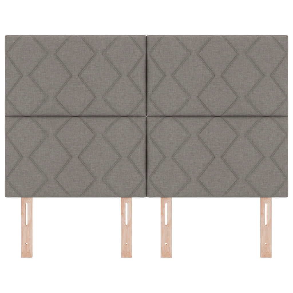 Testiera Design a Blocchi Diamante Tortora 160 cm Tessuto